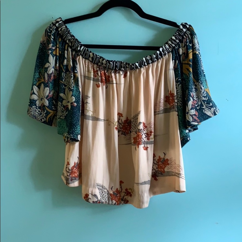 free people off the shoulder top